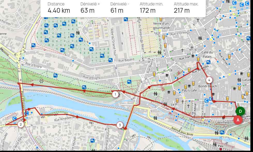 Ouvrir le parcours sur openrunner