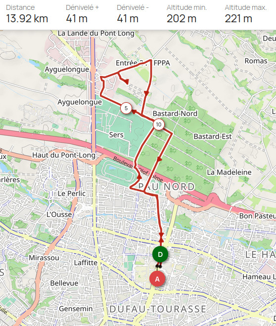 Ouvrir le parcours sur openrunner