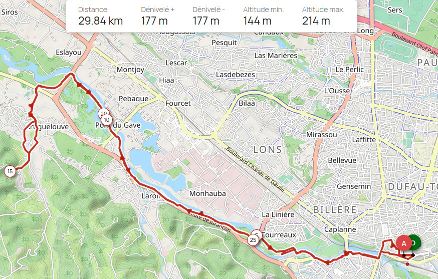 Ouvrir le parcours sur openrunner