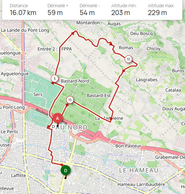 Ouvrir le parcours sur openrunner