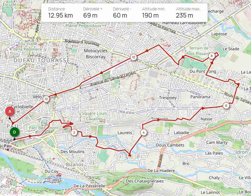 Ouvrir le parcours sur openrunner